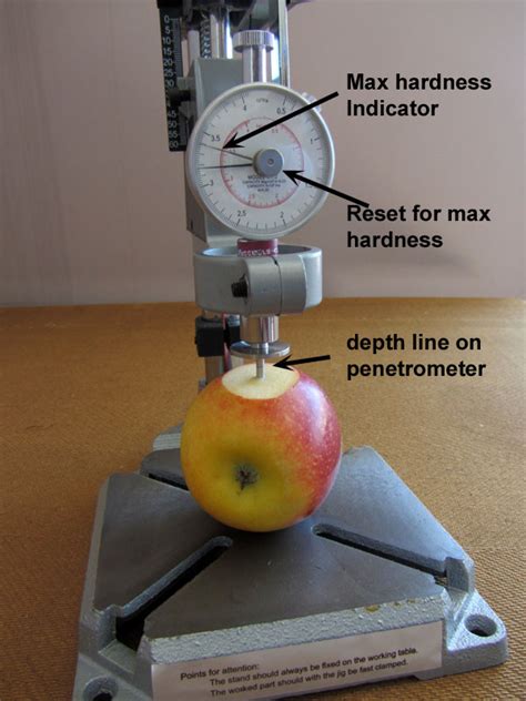 penetrometer for fruit